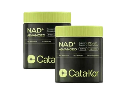 Cata-Kor 500 Mg - NAD+ Supplement for Skin Aging Support, Energy