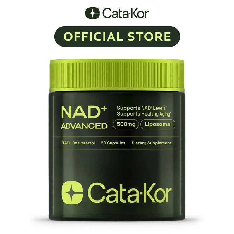 Cata-Kor 500 Mg - NAD+ Supplement for Skin Aging Support, Energy, and Focus - 60